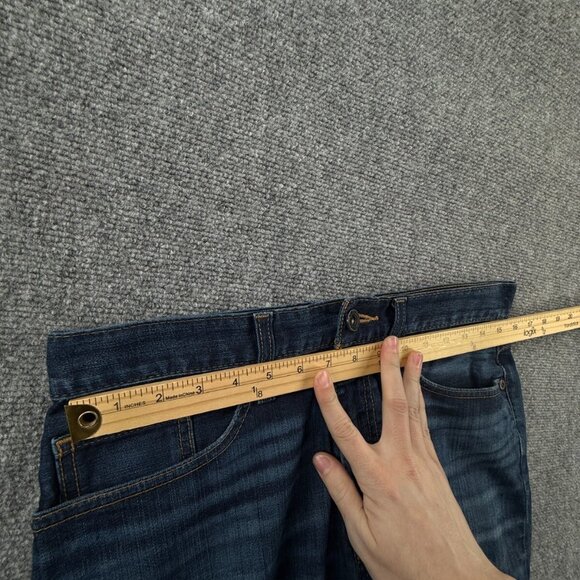 BKE Buckle Jake Straight Denim Jeans Size 31XL Stretch Urban Dark Wash ACT 32x32 - Picture 13 of 16